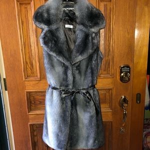 Calvin Klein Faux Fur Vest